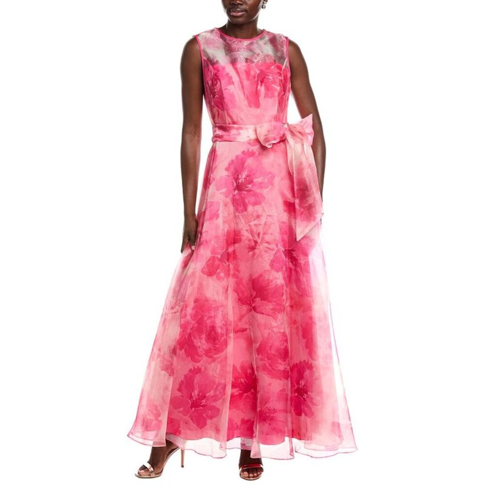 Eliza J Womens  Sleeveless Solid Maxi Dress